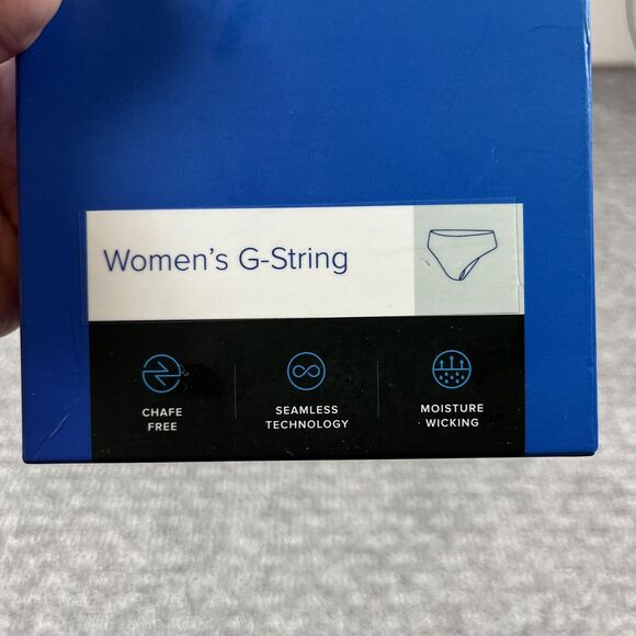 Runderwear Underwear Womens Small Black G-String Thong Seamless Running Athletic - Picture 3 of 11